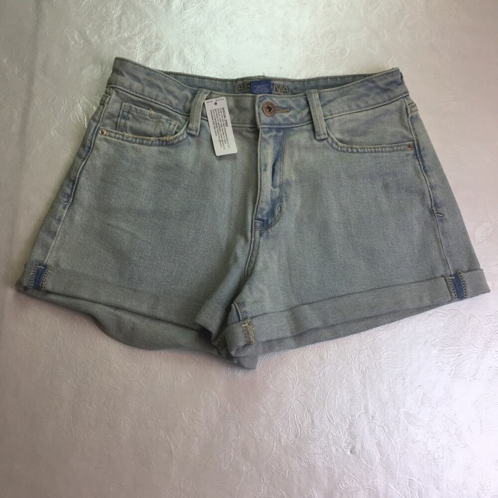 Arizona Jean Co. cuffed jean shorts blue juniors 7